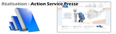 Site web Action Service Presse